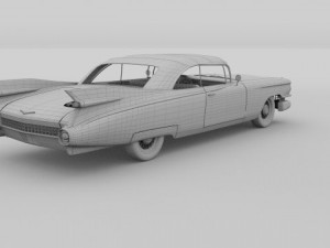1959 cadillac eldorado biarritz top Modèle 3D