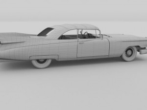 1959 cadillac eldorado biarritz top Modèle 3D