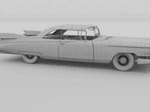 1959 cadillac eldorado biarritz top Modèle 3D
