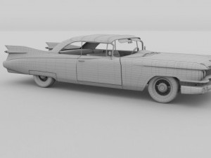 1959 cadillac eldorado biarritz top Modèle 3D