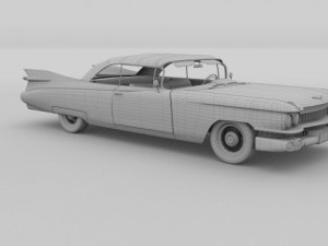 1959 cadillac eldorado biarritz top Modèle 3D