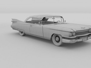 1959 cadillac eldorado biarritz top Modèle 3D