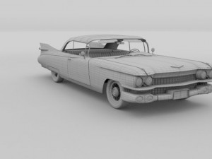1959 cadillac eldorado biarritz top Modèle 3D