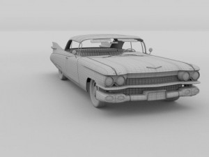 1959 cadillac eldorado biarritz top Modèle 3D