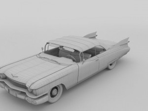 1959 cadillac eldorado biarritz top Modèle 3D