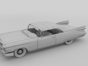 1959 cadillac eldorado biarritz top Modèle 3D
