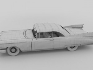 1959 cadillac eldorado biarritz top Modèle 3D