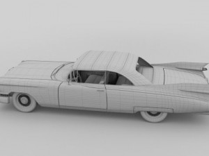 1959 cadillac eldorado biarritz top Modèle 3D