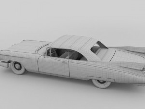 1959 cadillac eldorado biarritz top Modèle 3D