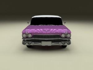 1959 cadillac eldorado 62 series convertible 3D Model