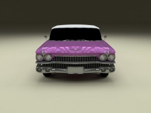 1959 cadillac eldorado 62 series convertible 3D Model