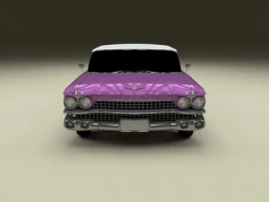 1959 cadillac eldorado serie 62 convertible Modelo 3D