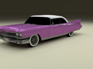 1959 cadillac eldorado 62 series convertible 3D Model