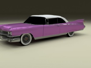 1959 cadillac eldorado 62 series convertible 3D Model