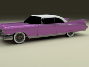 1959 cadillac eldorado 62 series convertible 3D Model