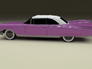 1959 cadillac eldorado 62 series convertible 3D Model