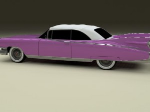 1959 cadillac eldorado 62 series convertible 3D Model
