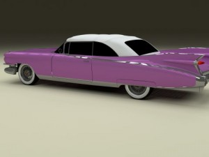 1959 cadillac eldorado 62 series convertible 3D Model