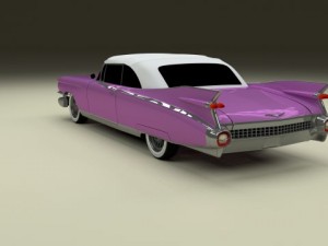 1959 cadillac eldorado 62 series convertible 3D Model