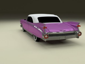 1959 cadillac eldorado 62 series convertible 3D Model
