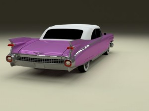1959 cadillac eldorado 62 series convertible 3D Model