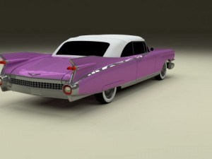 1959 cadillac eldorado 62 series convertible 3D Model