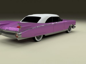 1959 cadillac eldorado 62 series convertible 3D Model