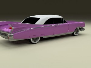 1959 cadillac eldorado 62 series convertible 3D Model