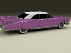1959 cadillac eldorado 62 series convertible 3D Model