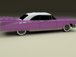 1959 cadillac eldorado 62 series convertible 3D Model