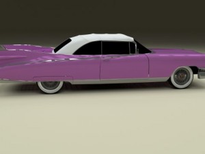 1959 cadillac eldorado 62 series convertible 3D Model