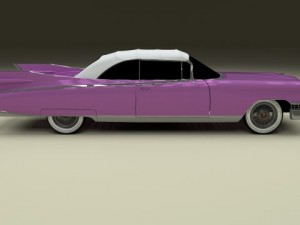 1959 cadillac eldorado 62 series convertible 3D Model