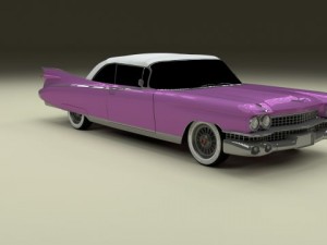1959 cadillac eldorado 62 series convertible 3D Model