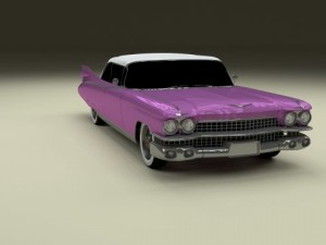 1959 cadillac eldorado 62 series convertible 3D Model