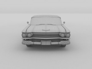 1959 cadillac eldorado 62 series convertible 3D Model