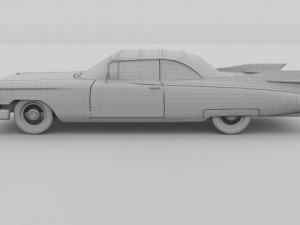 1959 cadillac eldorado 62 series convertible 3D Model