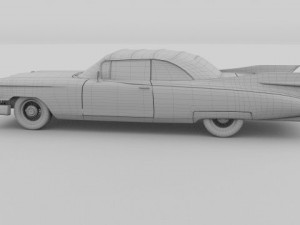 1959 cadillac eldorado 62 series convertible 3D Model