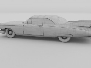 1959 cadillac eldorado 62 series convertible 3D Model