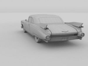 1959 cadillac eldorado 62 series convertible 3D Model