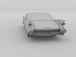 1959 cadillac eldorado 62 series convertible 3D Model