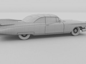 1959 cadillac eldorado 62 series convertible 3D Model