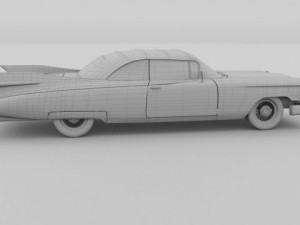 1959 cadillac eldorado 62 series convertible 3D Model