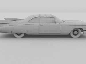 1959 cadillac eldorado 62 series convertible 3D Model