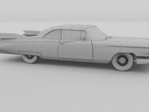 1959 cadillac eldorado 62 series convertible 3D Model