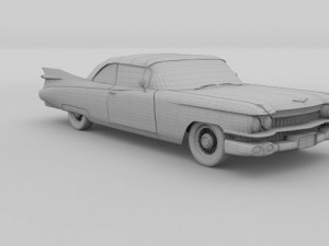 1959 cadillac eldorado 62 series convertible 3D Model