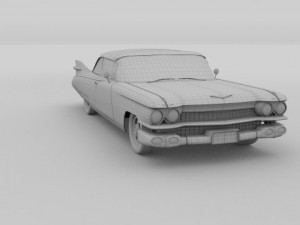 1959 cadillac eldorado 62 series convertible 3D Model