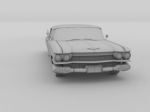 1959 cadillac eldorado 62 series convertible 3D Model