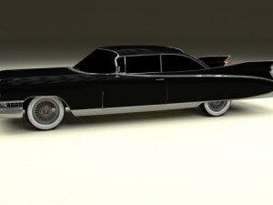 1959 cadillac eldorado 62 series coupe 3D 模型