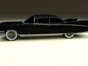 1959 cadillac eldorado 62 series coupe 3D Model