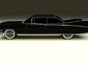 1959 cadillac eldorado 62 series coupe 3D 模型
